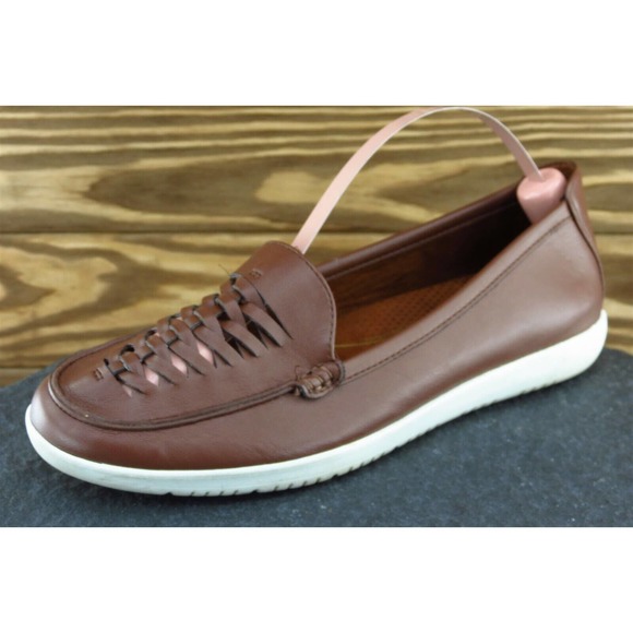 Bandolino Sz 7 M Brown Round Toe‎ Flat Synthetic Logan - Picture 1 of 9